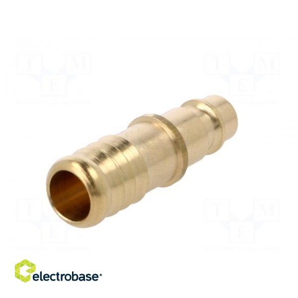Plug-in nozzle EURO | with bushing | Mat: brass | Connection: 13mm paveikslėlis 6