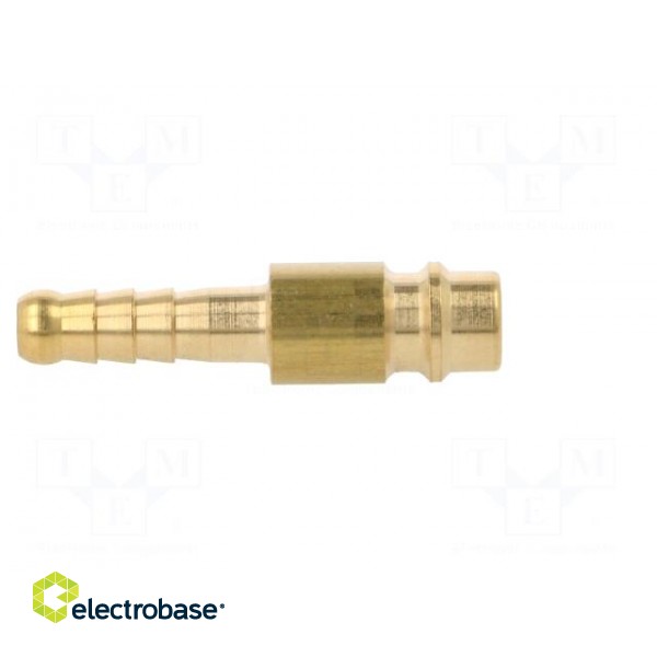 Plug-in nozzle EURO | with bushing | Mat: brass | Connection: 6mm paveikslėlis 7