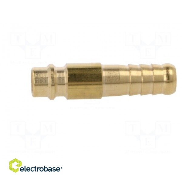 Plug-in nozzle EURO | with bushing | Mat: brass | Connection: 9mm image 3