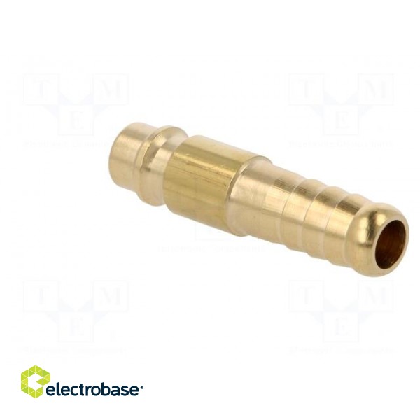 Plug-in nozzle EURO | with bushing | Mat: brass | Connection: 9mm фото 4