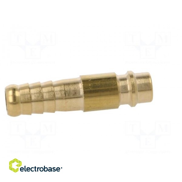 Plug-in nozzle EURO | with bushing | Mat: brass | Connection: 9mm paveikslėlis 7