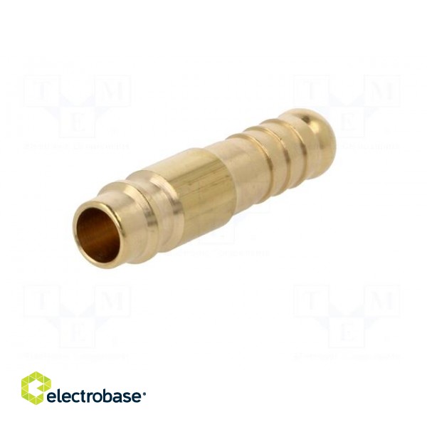 Plug-in nozzle EURO | with bushing | Mat: brass | Connection: 9mm фото 2