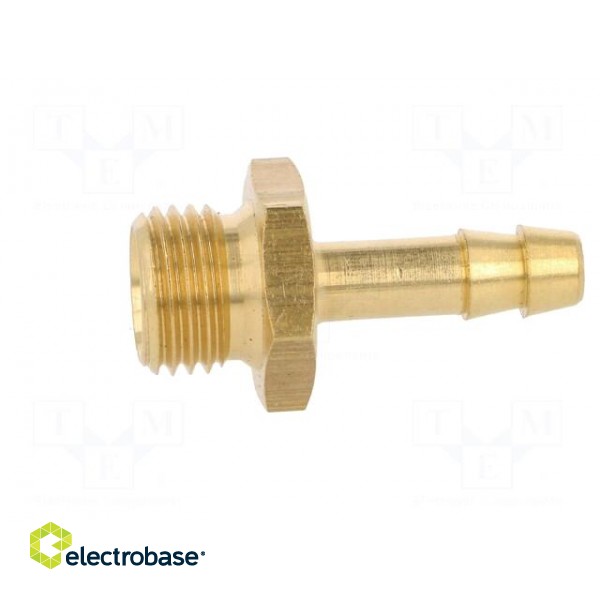 Plug-in nozzle | with bushing | brass | Connection: 6mm image 3