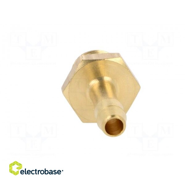 Plug-in nozzle | with bushing | Mat: brass | Connection: 6mm paveikslėlis 5