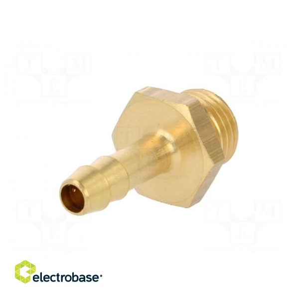 Plug-in nozzle | with bushing | Mat: brass | Connection: 6mm paveikslėlis 6