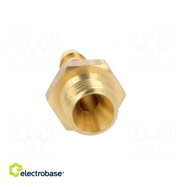 Plug-in nozzle | with bushing | Mat: brass | Connection: 6mm paveikslėlis 9