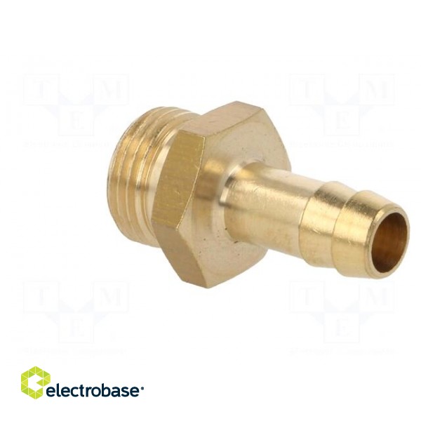 Plug-in nozzle | with bushing | Mat: brass | Connection: 9mm image 4