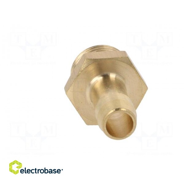 Plug-in nozzle | with bushing | Mat: brass | Connection: 9mm фото 5