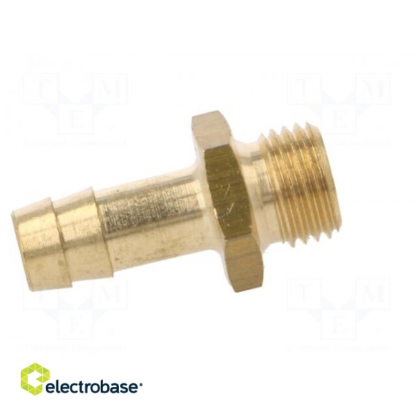 Plug-in nozzle | with bushing | Mat: brass | Connection: 9mm paveikslėlis 7