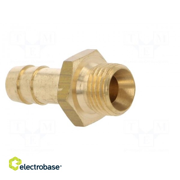 Plug-in nozzle | with bushing | Mat: brass | Connection: 9mm paveikslėlis 8