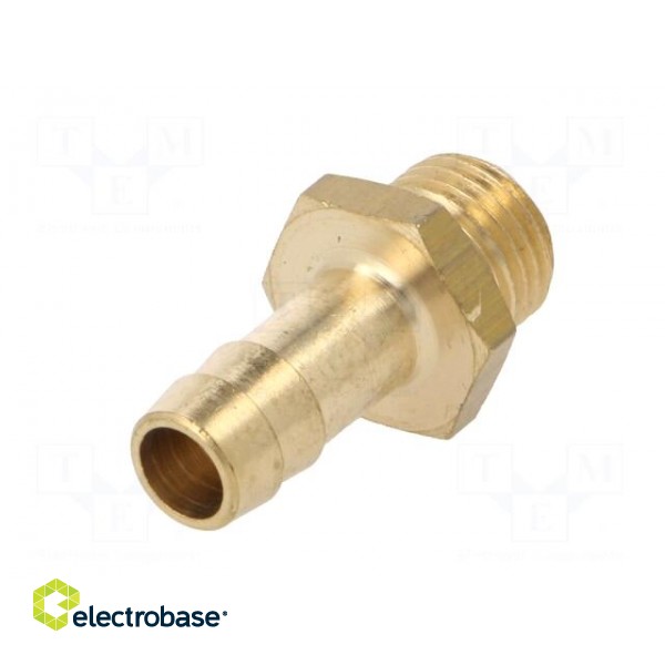 Plug-in nozzle | with bushing | Mat: brass | Connection: 9mm фото 6