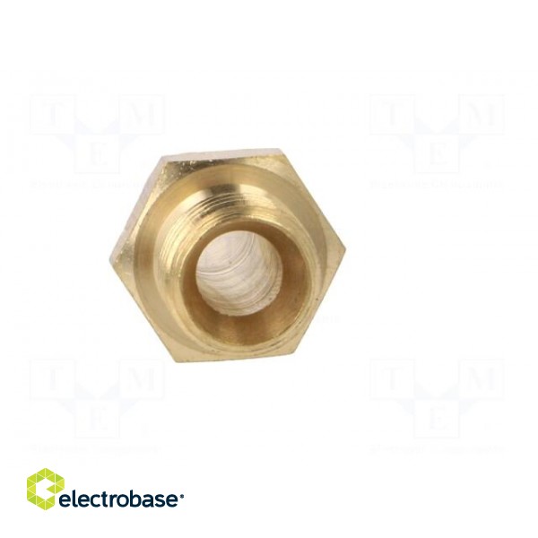Plug-in nozzle | with bushing | Mat: brass | Connection: 9mm фото 9