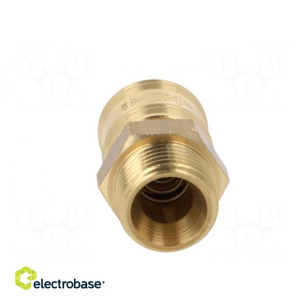 Quick connection coupling EURO | brass | Ext.thread: 1/2" image 5