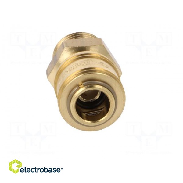 Quick connection coupling EURO | Mat: brass | Ext.thread: 1/2" image 9