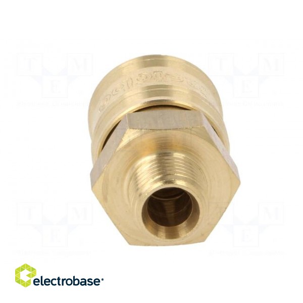 Quick connection coupling EURO | Mat: brass | Ext.thread: 1/4" image 5