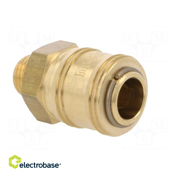 Quick connection coupling EURO | Mat: brass | Ext.thread: 1/4" image 8