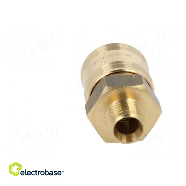 Quick connection coupling EURO | brass | Ext.thread: 1/4" фото 5
