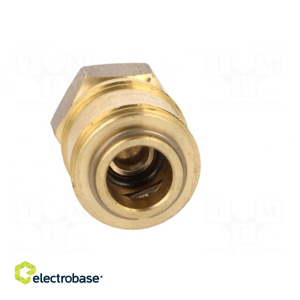 Quick connection coupling EURO | Mat: brass | Ext.thread: 3/8" image 9