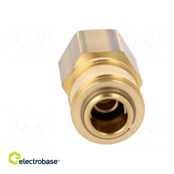 Quick connection coupling EURO | brass | Int.thread: 1/2" image 5