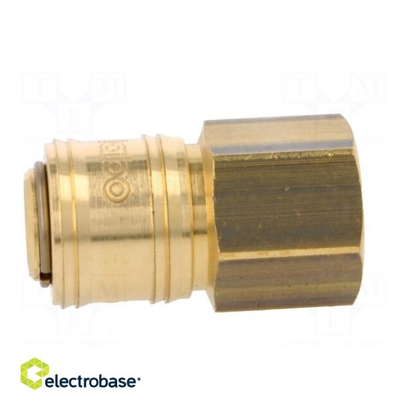 Quick connection coupling EURO | brass | Int.thread: 1/2" image 7