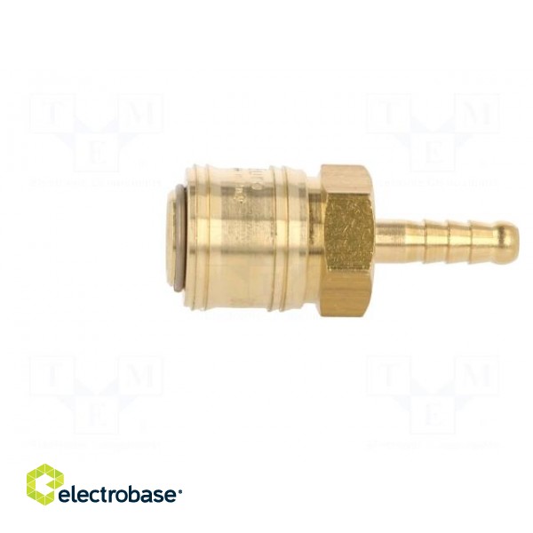 Quick connection coupling EURO | with bushing | Mat: brass фото 3