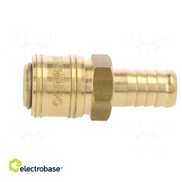 Quick connection coupling EURO | with bushing | Mat: brass image 3