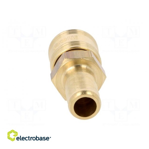 Quick connection coupling EURO | with bushing | Mat: brass фото 5