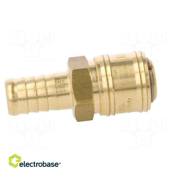 Quick connection coupling EURO | with bushing | Mat: brass image 7