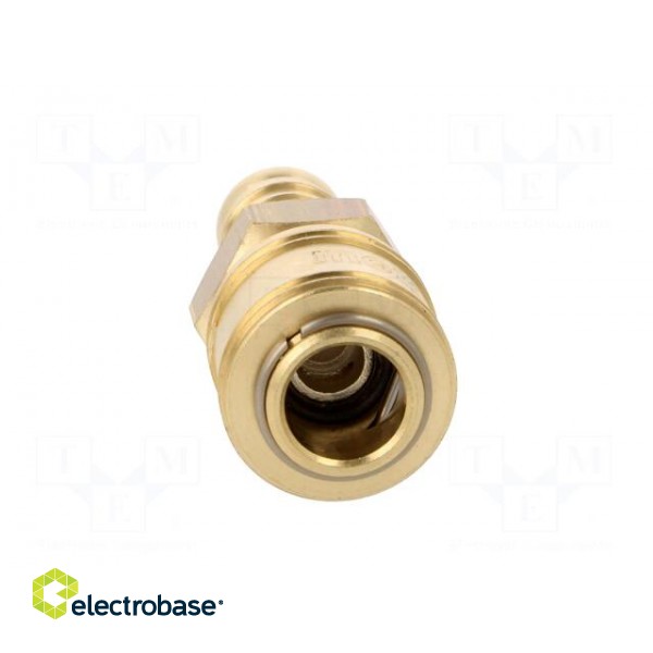 Quick connection coupling EURO | with bushing | Mat: brass фото 9