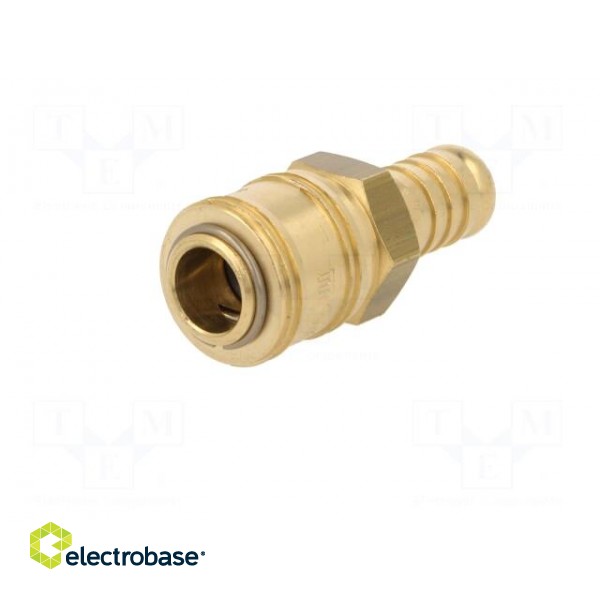 Quick connection coupling EURO | with bushing | Mat: brass фото 2