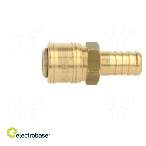Quick connection coupling EURO | with bushing | Mat: brass image 3