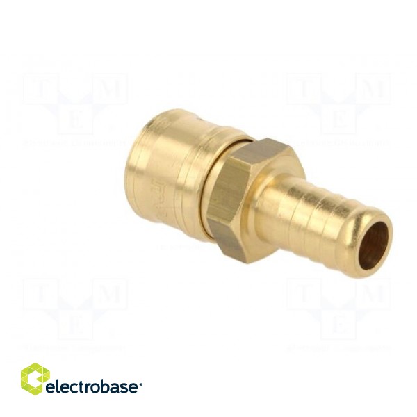 Quick connection coupling EURO | with bushing | Mat: brass image 4