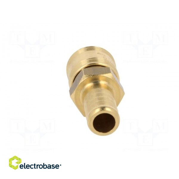 Quick connection coupling EURO | with bushing | Mat: brass фото 5