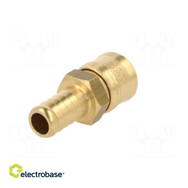 Quick connection coupling EURO | with bushing | Mat: brass image 6