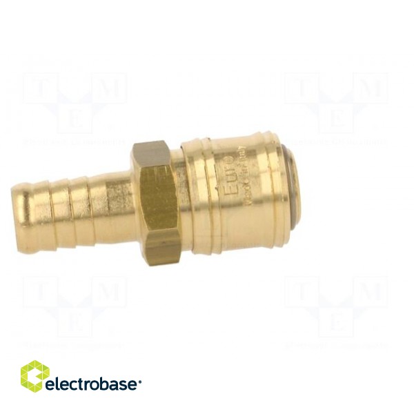 Quick connection coupling EURO | with bushing | Mat: brass image 7