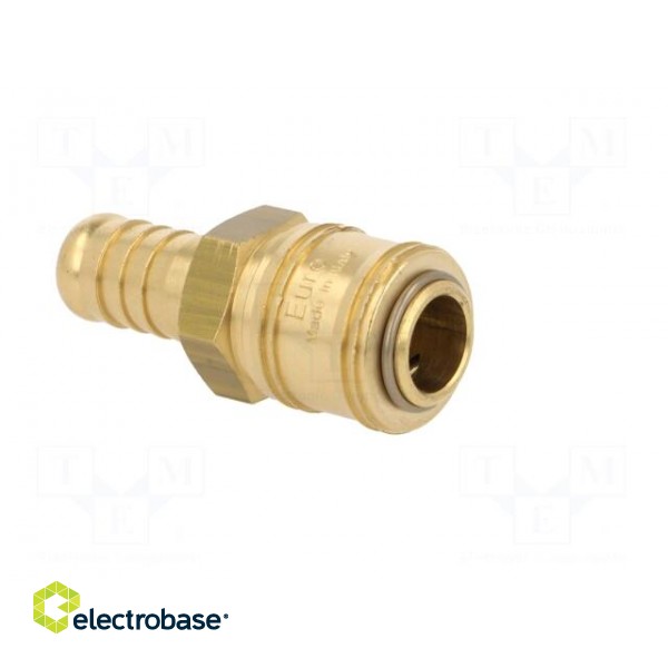 Quick connection coupling EURO | with bushing | Mat: brass image 8