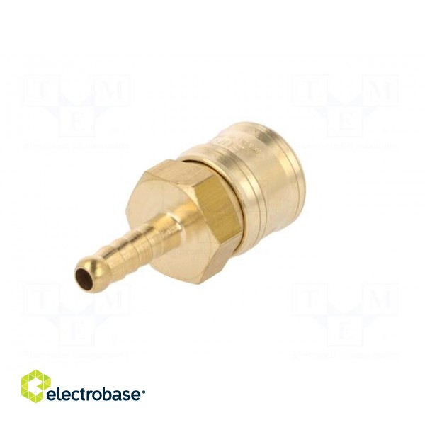 Quick connection coupling EURO | with bushing | Mat: brass фото 6