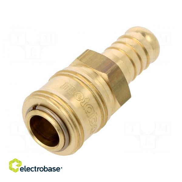 Quick connection coupling EURO | with bushing | Mat: brass image 1