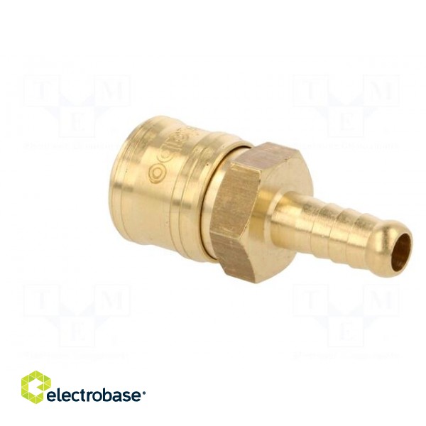 Quick connection coupling EURO | with bushing | Mat: brass image 4