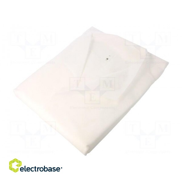 Coat | ESD | XL (unisex) | 1pcs | Features: disposable | white