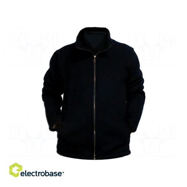 Fleece | ESD | XL | polyester,carbon fiber | blue (dark) | 