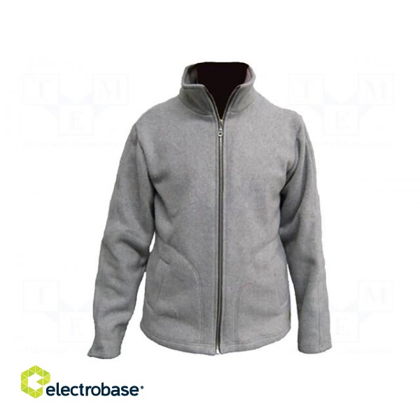 Fleece | ESD | XL | polyester,carbon fiber | grey | 