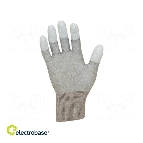 Protective gloves | ESD | L | copper,polyester | 