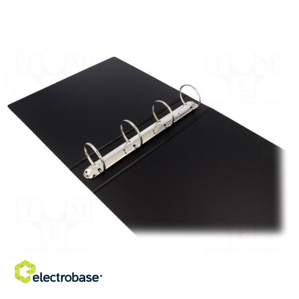 Binder | ESD | A4 | 65mm | Application: for storing documents | black image 2