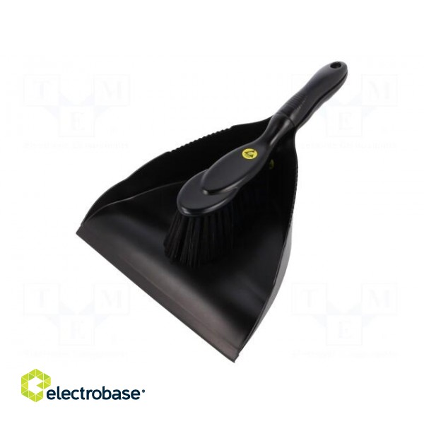 Broom and dustpan kit | ESD | electrically conductive material image 1