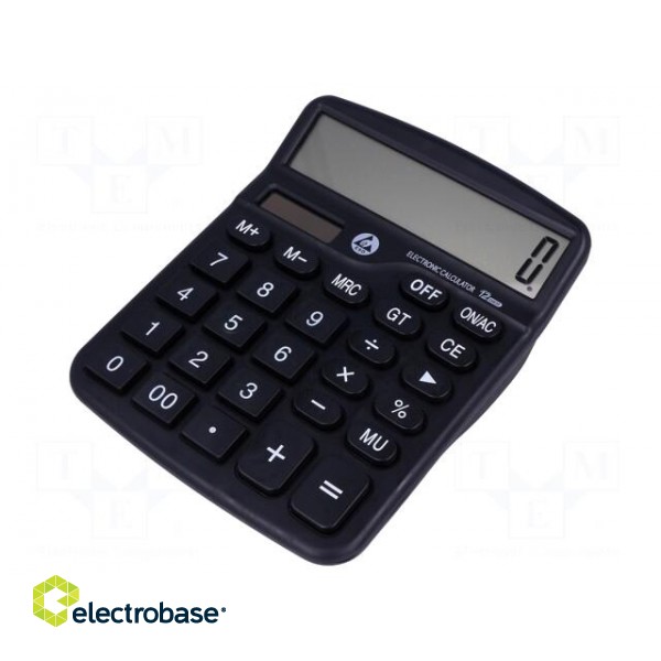 Calculator | ESD | electrically conductive material | black