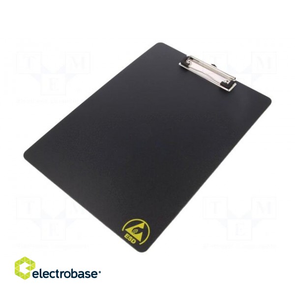 Clipboard | ESD | A4 | Application: for storing documents | black