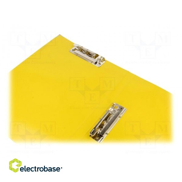 Clipboard | ESD | A4 | Application: for storing documents | yellow фото 2