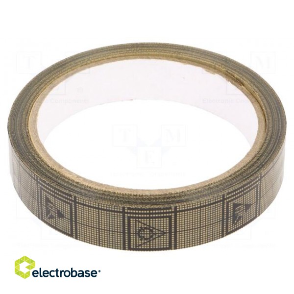 Packing tapes | ESD | L: 36m | W: 18mm | Features: antistatic