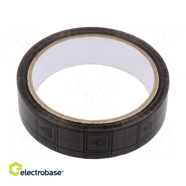 Packing tapes | ESD | L: 36m | W: 24mm | Thk: 0.049mm | 0.01÷1MΩ | max.60°C